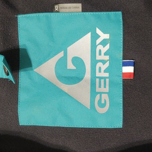 Gerry turquoise color block lined ski jacket shell with detachable hood - XS - Picture 5 of 9